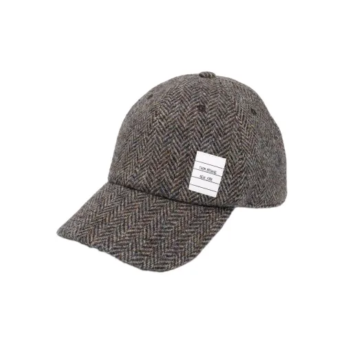THOM BROWNE Хлопковые кепки, коричневый, мужской