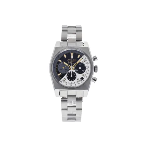 Zenith Автоматический Механический Механизм Мужские Часы Flagship Collection 37 мм Белые
