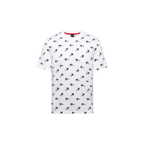 Hugo Boss Белые Мужские T-рубашки