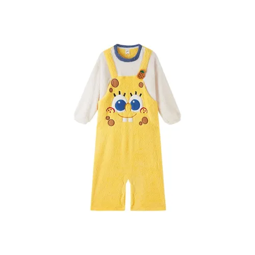 YSO Coral Fleece Зимний Женский Яйцо Yolk Домашние Комбинезоны