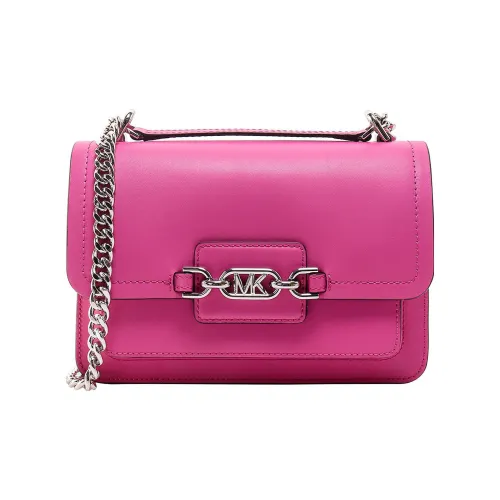 MICHAEL KORS Heather Leather Crossbody Bag Large Women's Pink