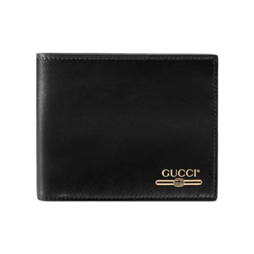 GUCCI Кожа Кожаный кошелек для карт Мужской Черный