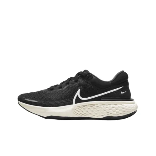 Nike Invincible Run 1 Амортизаторы Slip-on Устойчивый к истиранию Низкий Топ Повседневные Беговые кроссовки Женские Черный