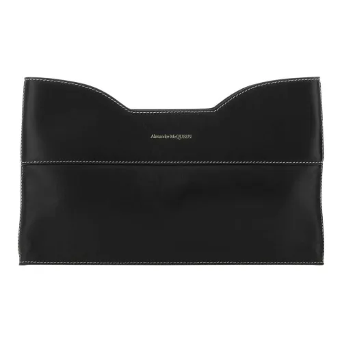 Alexander McQueen Кожа Клатч Женский Черный