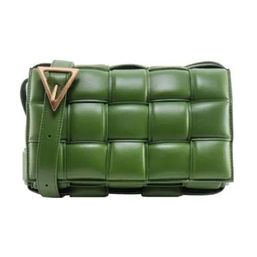 Bottega Veneta PaddedCASSETTE Овечья шкура Сумка через плечо Женская Зеленая