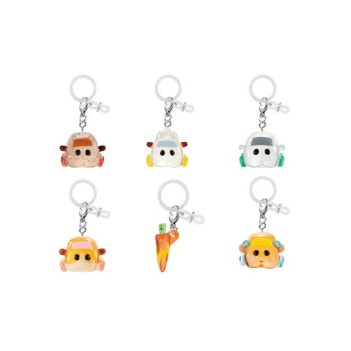 BANDAI PUI Molcar Mejirushi Pui Molcar Фигурки Подвеска Lucky Draw Целая коробка 6 шт