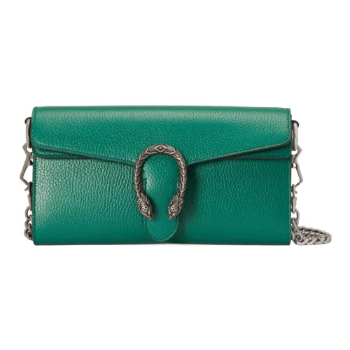GUCCI Dionysus Кожа Сумка через плечо Сумка на плечо Женская Зеленая