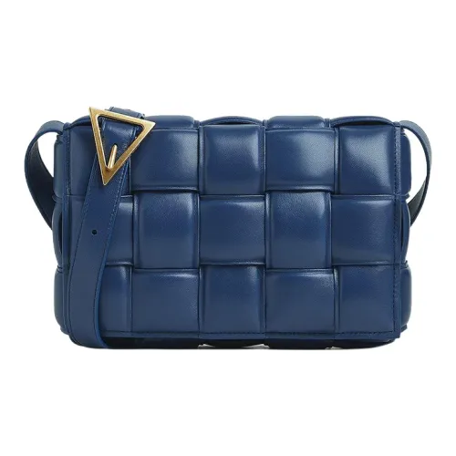Bottega Veneta PaddedCASSETTE Овчина Сумка через плечо Стандартная Женская Синяя