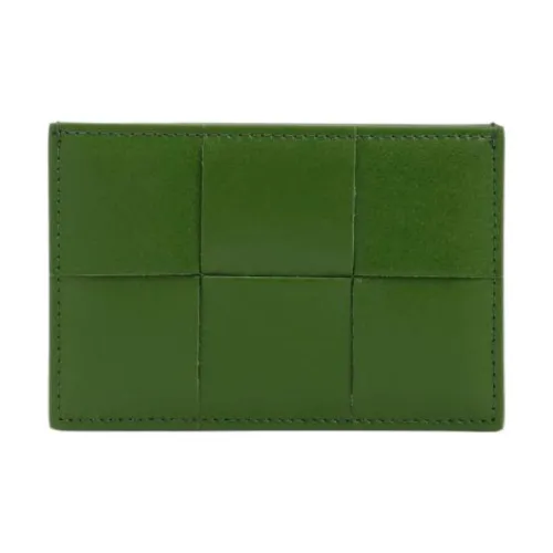 Bottega Veneta Коровья кожа Держатель для кредитных карт Мужской Зеленый