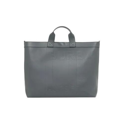 Burberry Horseferry Телячья кожа Тоут Сумка Сумка для покупок Сумка через плечо Сумка Мужская Синяя