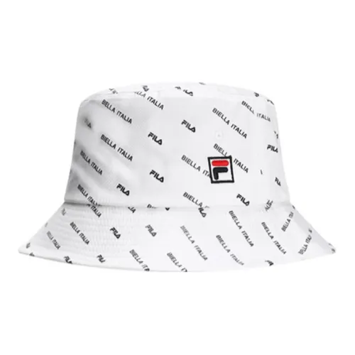 FILA Cotton Bucket Hats Белый Унисекс