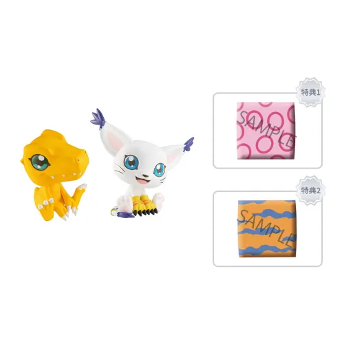 MegaHouse Гэтомон LOOK Вверх Digimon Agumon Включая Особенные Бонусы. Фигурки в стиле Chibi