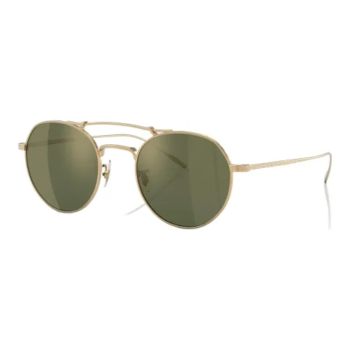 Oliver Peoples Солнцезащитные очки Золотые Мужские