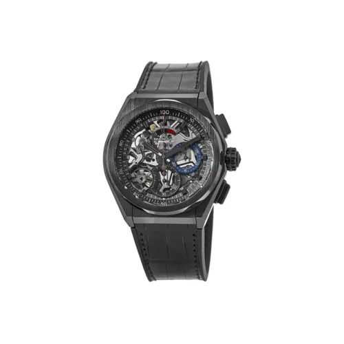 Zenith Автоматический Механический Часы Мужские из Коллекции DEFY, 44 мм, Черный