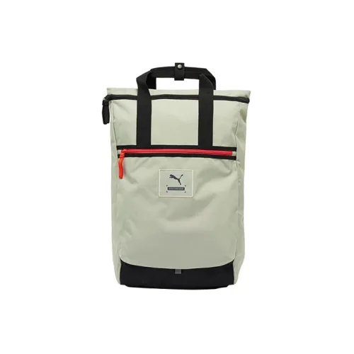 PUMA Ткань Ручной Рюкзак Обычный Унисекс Серый Зеленый