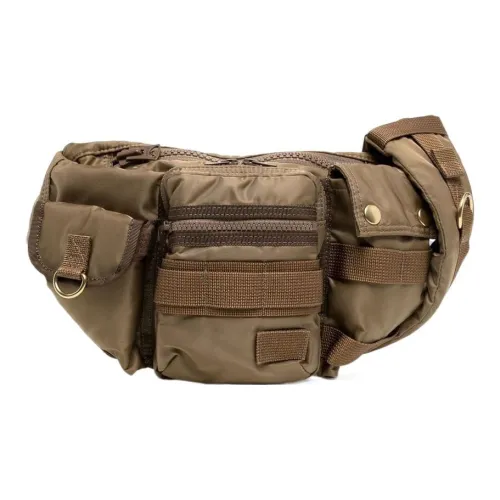 Sacai совместный бренд PORTER Collaboration Нейлон Бананка Мужской Хаки