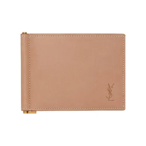 SAINT LAURENT CASSANDRA Телячья кожа Кошелек Мужской Розовый