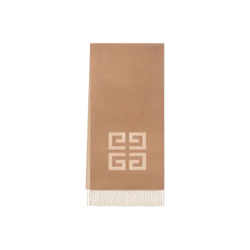 Givenchy Шарфы из шерсти Wool Knit Бежевый Унисекс
