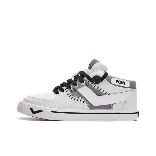 PONY Atop Дышащие Низкие Кроссовки для Скейтбординга Женские Серые