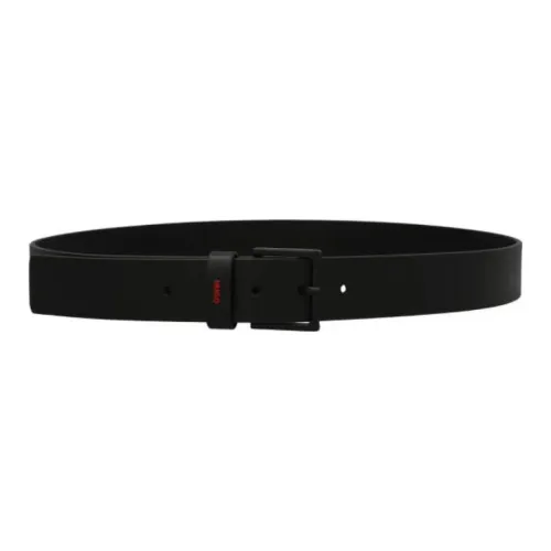 Hugo Boss Ремни из коровьей кожи, черные, мужские