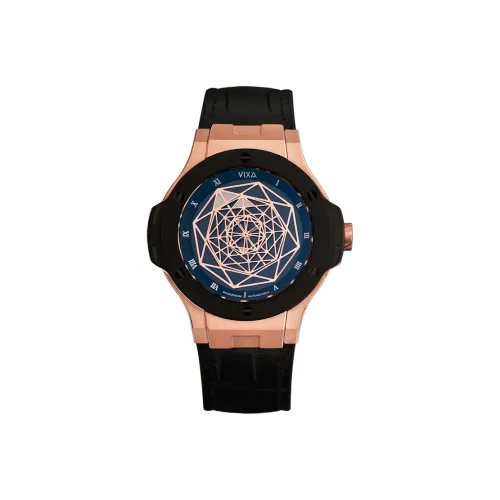 VIXA Автоматический механический механизм Мужские часы 43mm*43mm*13,5mm Синий