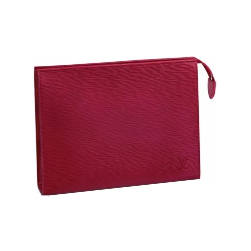 LOUIS VUITTON Кожаная сумка для туалетных принадлежностей из EPI сумка для туалетных принадлежностей стандартная мужская красная