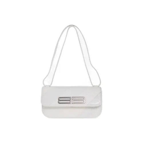 Balenciaga Gossip Телячья кожа Сумка через плечо Сумка Маленькая Женская Белая