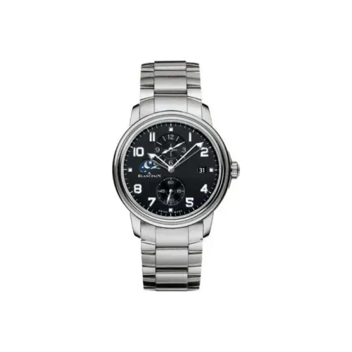 BLANCPAIN LÉMAN Автоматический Механический Механизм Мужские Часы 40 мм Черный Циферблат Стальной Корпус Часов Стальной Ремешок