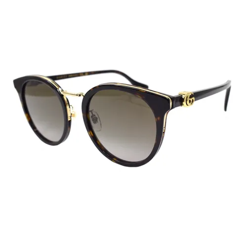 GUCCI Бабочка Солнцезащитные очки Женские Черепаховый