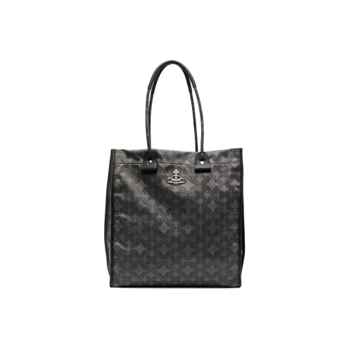 Vivienne Westwood Tommy Nylon Tote Bag Shopping Bag Shoulder Bag Handbag Women's Black