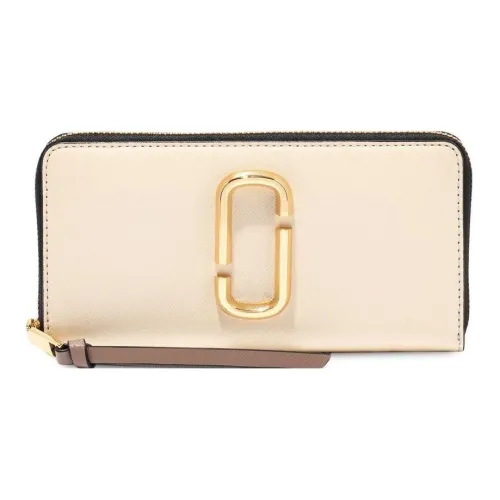 MARC JACOBS Кожа Кошелек Женские Черный Кремовый Белый