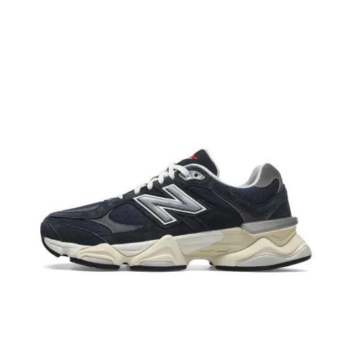 New Balance NB 9060 Противоскользящий Устойчивый к истиранию Низкий Топ Повседневная Обувь Унисекс Темно-синий