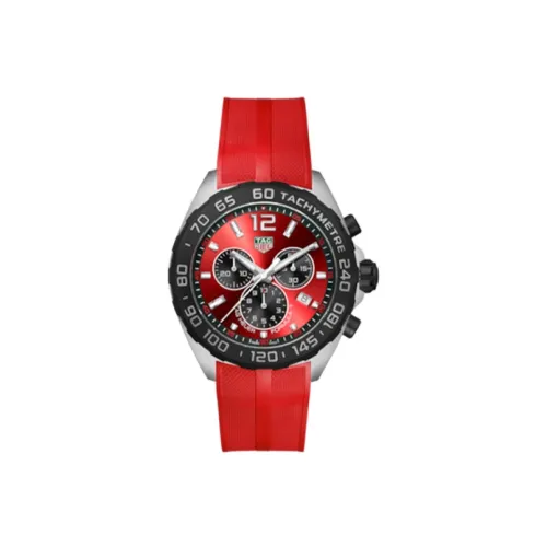 TAG HEUER Кварцевый механизм Мужские часы F1 Collection 43mm*43mm*12,4mm Красные