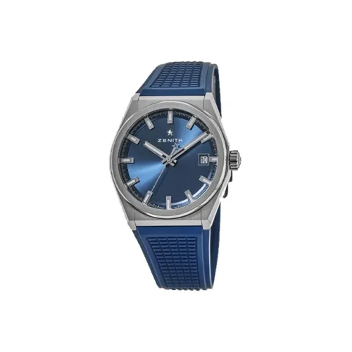 Зенит Механический Механизм Мужские Часы DEFY Collection 41 мм Синий