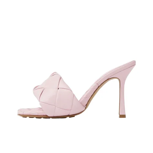 Bottega Veneta Lido Слипоны Женские Светло-розовые