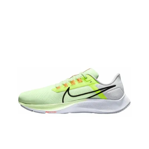 Nike Pegasus 38 Low Топ Воздух Zoom React Повседневные Тренировочные Беговые кроссовки Мужские Неоново-желтые