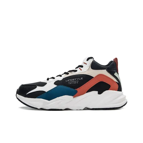 XTEP Slip-resistant Abrasion-resistant Thermal MID Top Casual Men's XTEP Противоскользящий Износостойкий Термический MID Топ Повседневный Мужской