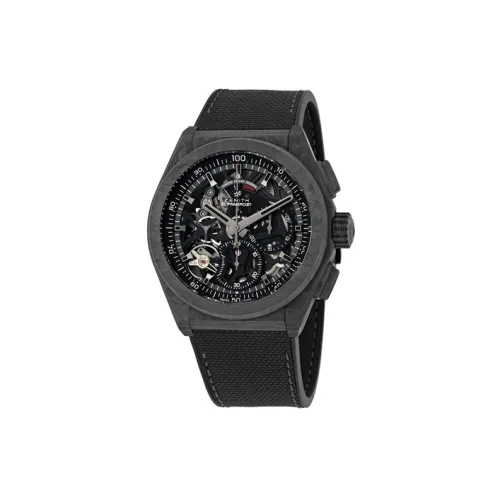 Zenith Автоматический Механический Часы Мужские из Коллекции DEFY, 44 мм, Черный