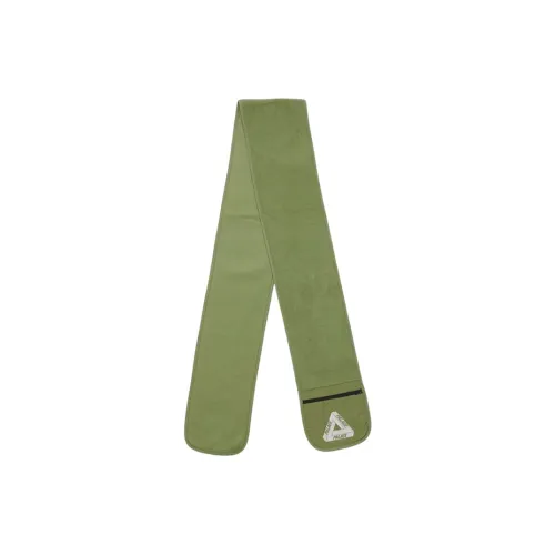 PALACE Вязаные шарфы Green Unisex