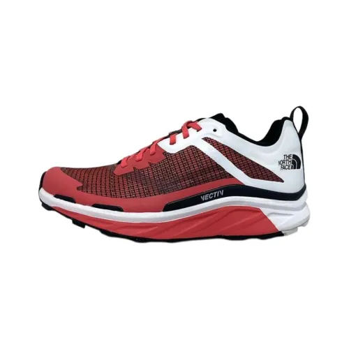 THE NORTH FACE Vectiv Шокабойеры Slip-resistant Abrasion-resistant Низкий Топ Уличная обувь Женская Красный Белый