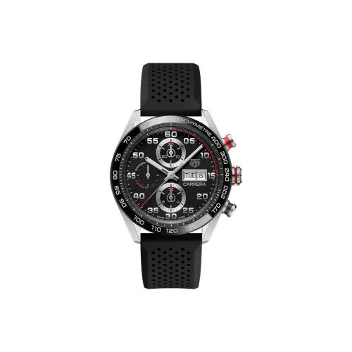 TAG HEUER Автоматический Механический Механизм Мужские Часы Carrera Collection 44 мм Черные