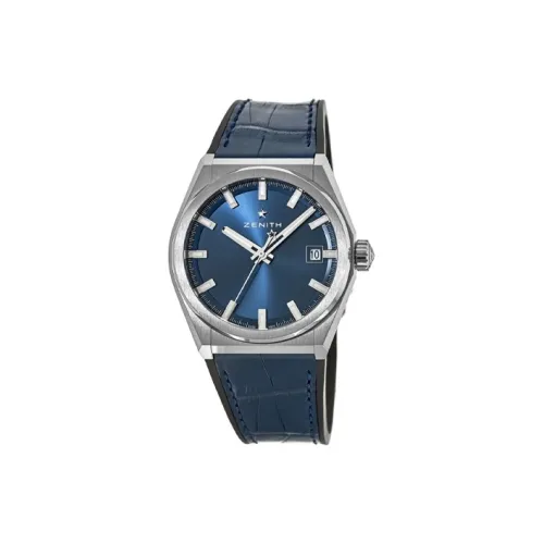Зенит Механический Механизм Мужские Часы DEFY Collection 41 мм Синий