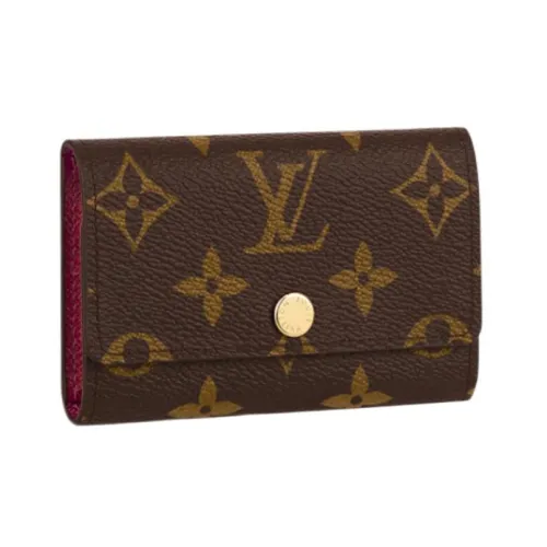 LOUIS VUITTON Холст Key Pouch Мужской Коричневый