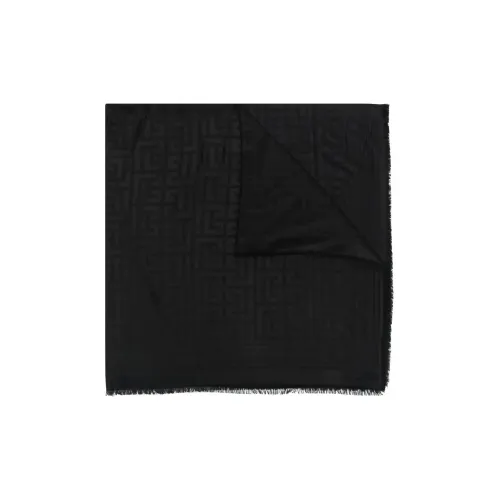 BALMAIN Шелковые шарфы Мужской черный