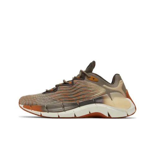 Reebok Zig Kinetica II 'Jupiter' Дышащий Низкий Топ Повседневная Обувь Мужская Серый Оранжевый