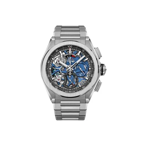 Zenith Автоматический Механический Часы Мужские из Коллекции DEFY, 44 мм, Синий