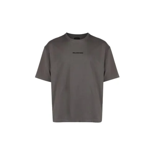 Balenciaga FW22 T-Shirt Regular Fit Men's Gray Баленсиага FW22 T-Рубашка Регулярный крой Мужской Серый