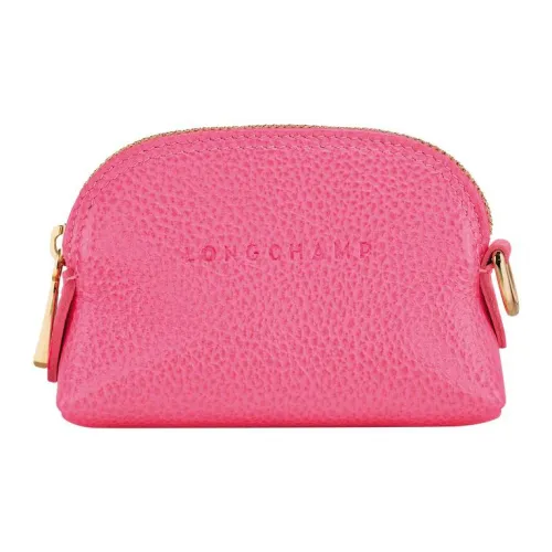 LONGCHAMP Le Foulonné Коровья кожа Клатч Монетница Обычный Женский Розовый