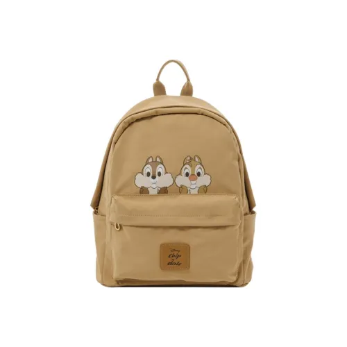 Disney Холст Рюкзак Большой Женский Светло-Кофейный