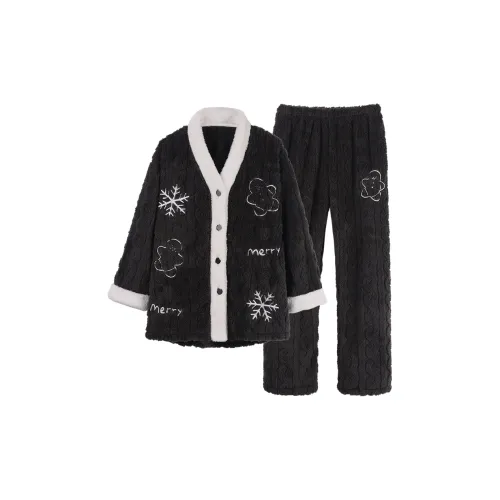 Chun Xi Панда Пуховые куртки Набор для женщин Женские Пижамные комплекты